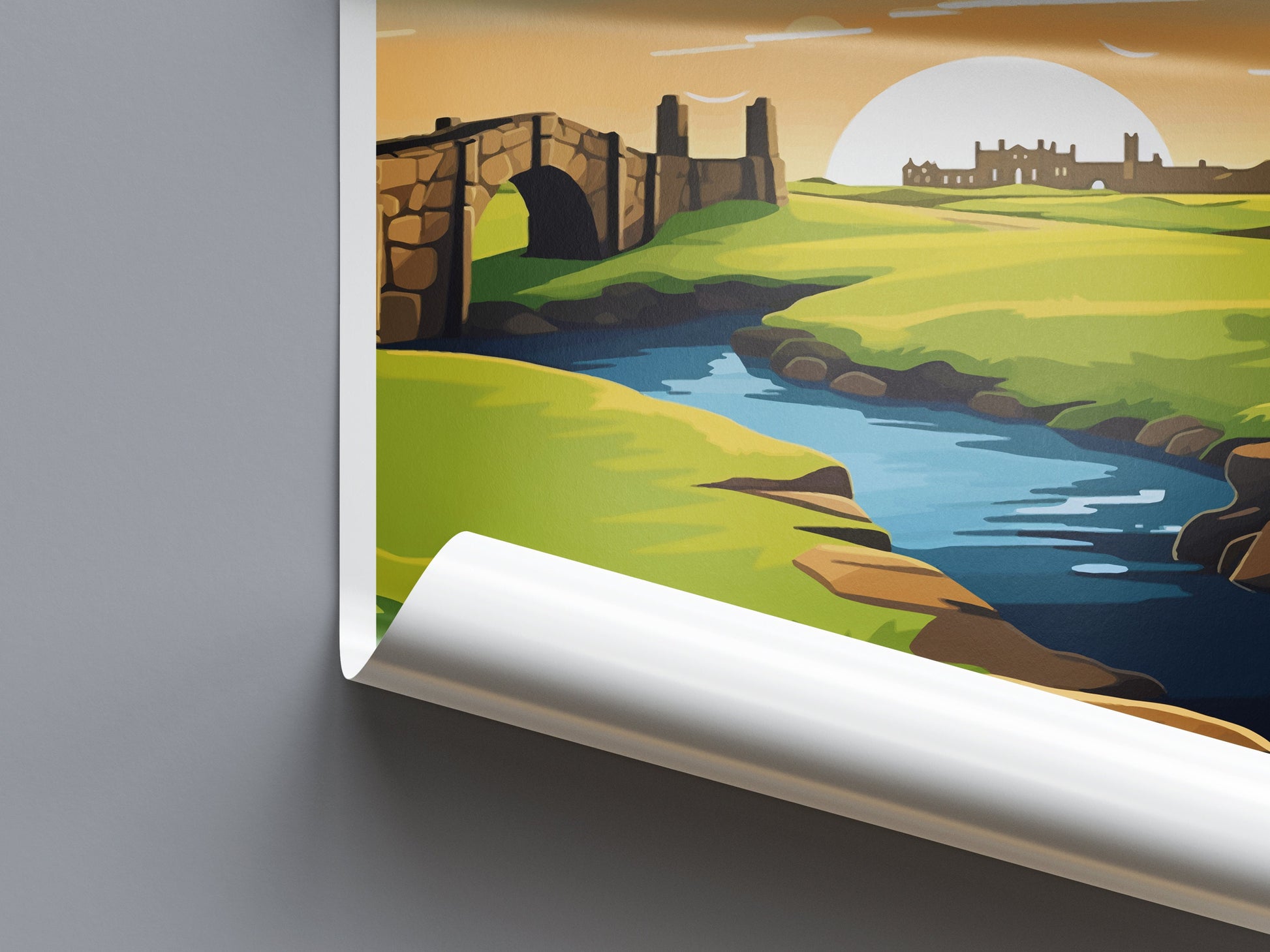 St Andrews Golf Course Travel Print Wall Art St Andrews Wall Hanging Home Décor St Andrews Gift Art Lovers Scotland Art Lover Gift St Andrew