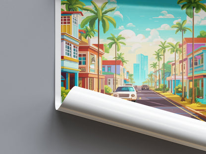 Lanai City Travel Print Wall Art Lanai City Wall Hanging Home Décor Lanai City Gift Art Lovers Hawaii Art Lover Gift Print Artwork