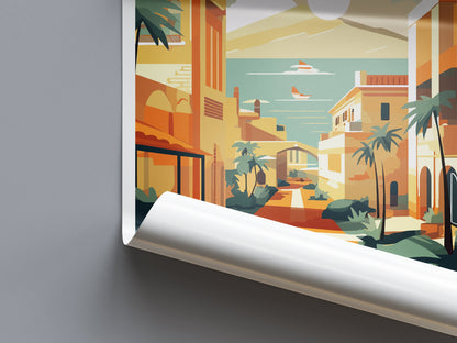Canary Islands Travel Print Wall Art Canary Islands Wall Hanging Home Décor Canary Islands Gift Art Lovers Spain Art Lover Gift