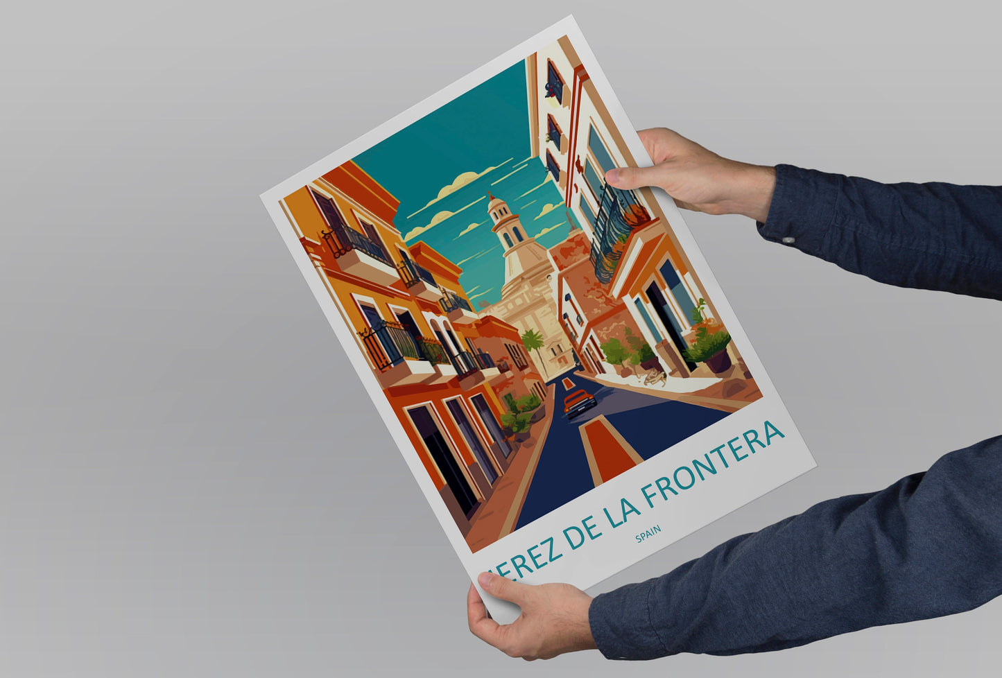 Jerez De La Frontera Travel Print Wall Art Jerez De La Frontera Wall Hanging Home Décor Jerez De La Frontera Gift Art Lovers Spain Art Lover
