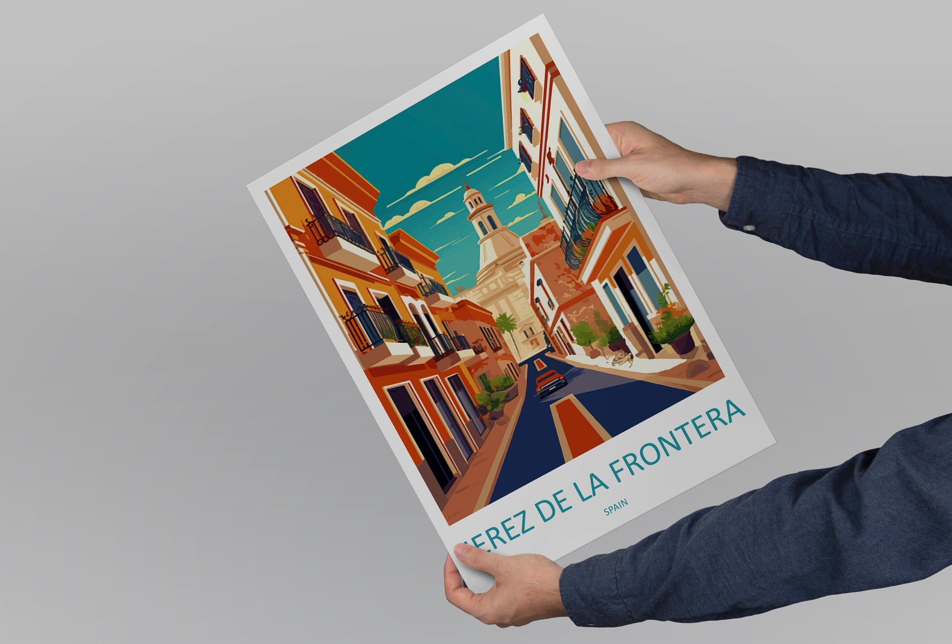 Jerez De La Frontera Travel Print Wall Art Jerez De La Frontera Wall Hanging Home Décor Jerez De La Frontera Gift Art Lovers Spain Art Lover