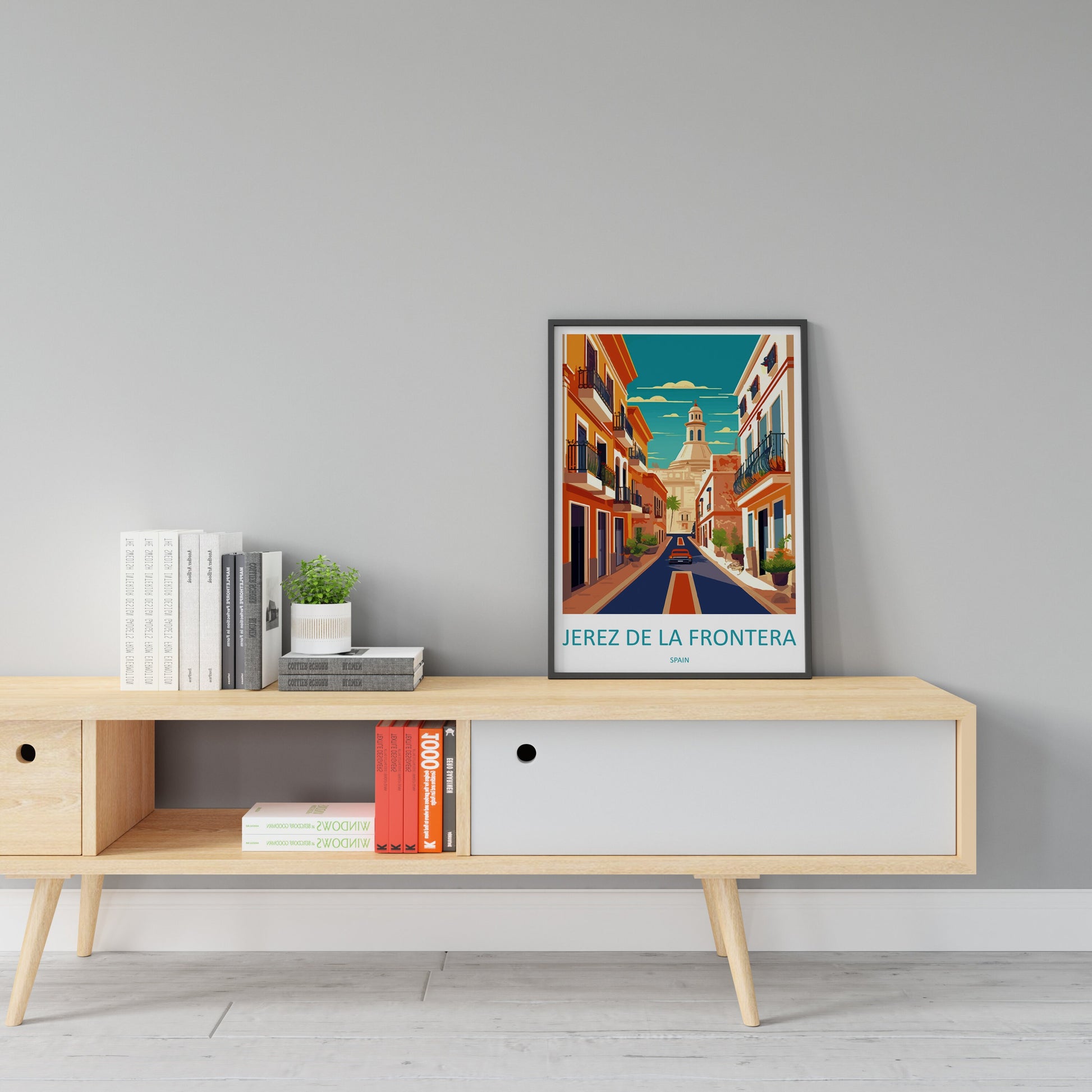 Jerez De La Frontera Travel Print Wall Art Jerez De La Frontera Wall Hanging Home Décor Jerez De La Frontera Gift Art Lovers Spain Art Lover