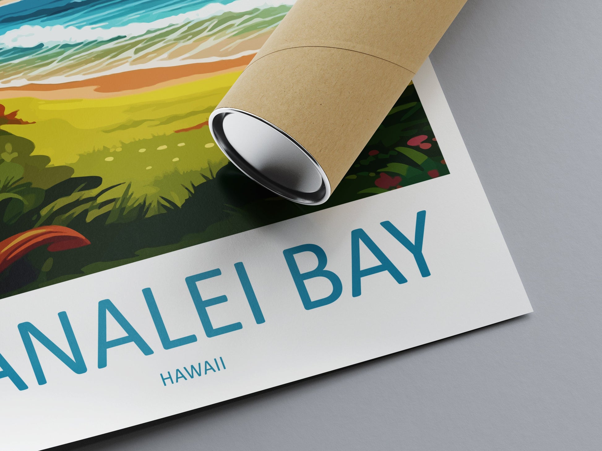 Hanalei Bay Travel Print Wall Art Hanalei Bay Wall Hanging Home Décor Hanalei Bay Gift Art Lovers Hawaii Art Lover Gift Print Artwork