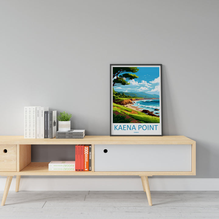 Kaena Point Travel Print Wall Art Kaena Point Wall Hanging Home Décor Kaena Point Gift Art Lovers Hawaii Art Lover Gift Print Artwork