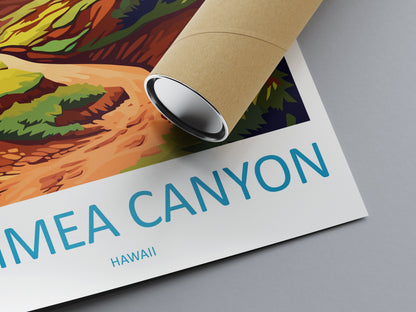 Waimea Canyon Travel Print Wall Art Waimea Canyon Wall Hanging Home Décor Waimea Canyon Gift Art Lovers Hawaii Art Lover Gift Print Artwork