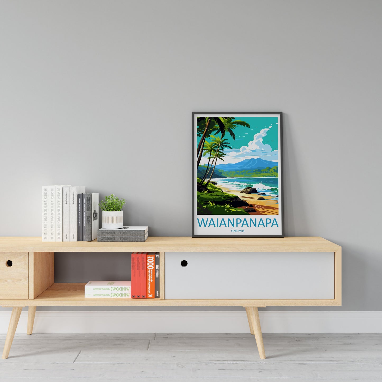 Waianapanapa Travel Print Wall Art Waianapanapa Wall Hanging Home Décor Waianapanapa Gift Art Lovers Hawaii Art Lover Gift Print Artwork