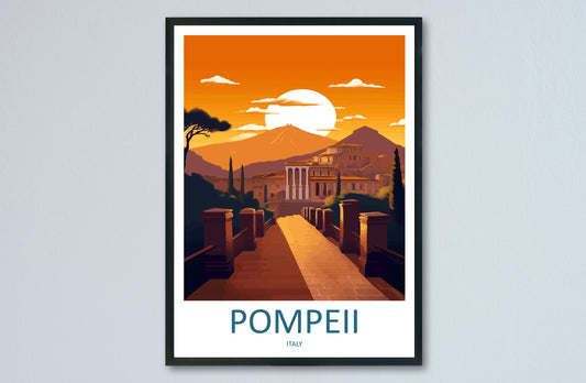 Pompeii Travel Print Wall Art Pompeii Italy Wall Hanging Home Decoration Pompeii Gift Art Lovers Wall Art Print Pompeii Italy Art Pompeii