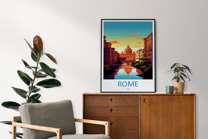 Rome Travel Print Wall Art Rome Wall Hanging Home Décor Rome Gift Art Lovers Italy Art Lover Gift Rome Print Italy Wall Art Decor