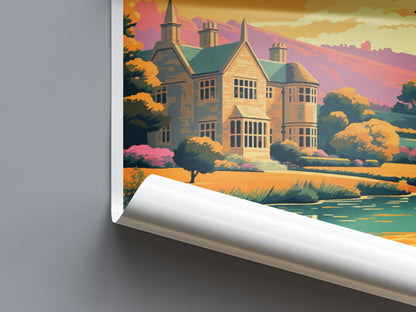 Cotswolds Print Cotswolds Home Decor Landscape Art Print Cotswolds Wall Art for England Enthusiast Gift Wall Hanging Cotswolds UK Poster Art
