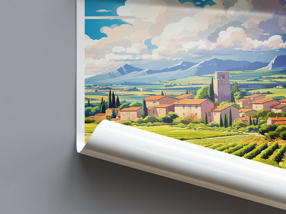 Provence Travel Print Wall Art Provence Wall Hanging Home Décor Provence Gift Art Lovers France Art Lover Gift Provence Art Provence Art
