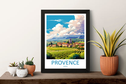 Provence Travel Print Wall Art Provence Wall Hanging Home Décor Provence Gift Art Lovers France Art Lover Gift Provence Art Provence Art