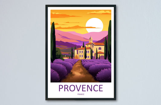 Provence Travel Print Wall Art Provence Wall Hanging Home Décor Provence Gift Art Lovers France Art Lover Gift Provence Art Provence Art