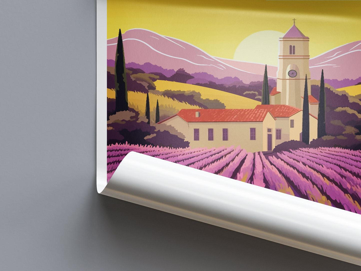 Provence Travel Print Wall Art Provence Wall Hanging Home Décor Provence Gift Art Lovers France Art Lover Gift Provence Art Provence Art
