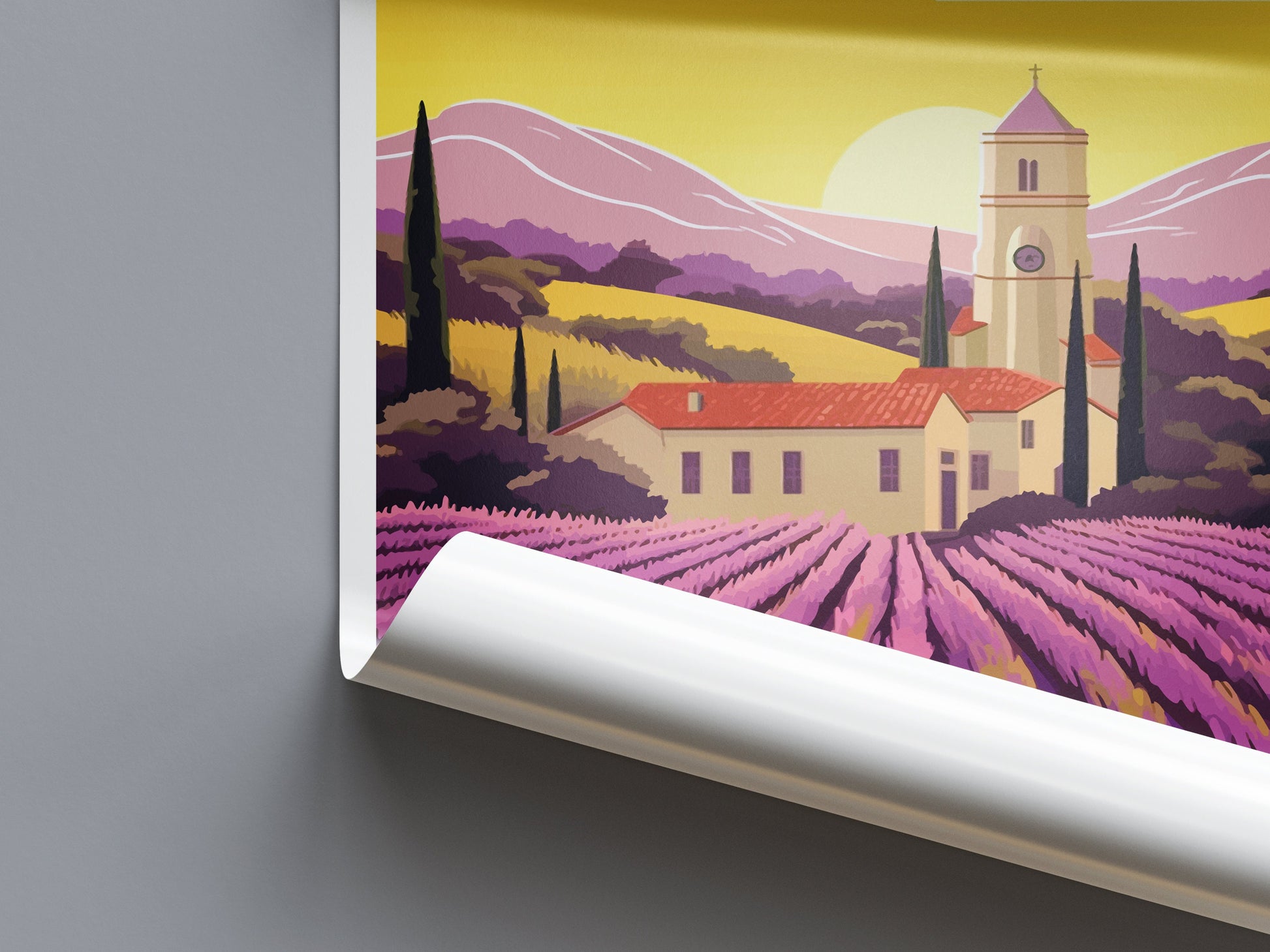 Provence Travel Print Wall Art Provence Wall Hanging Home Décor Provence Gift Art Lovers France Art Lover Gift Provence Art Provence Art