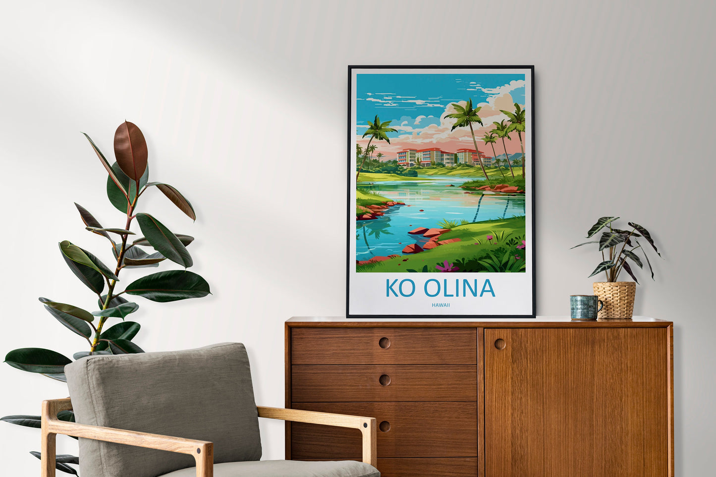 Ko Olina Travel Print Wall Art Ko Olina Wall Hanging Home Décor Ko Olina Gift Art Lovers Hawaii Art Lover Gift Print Artwork