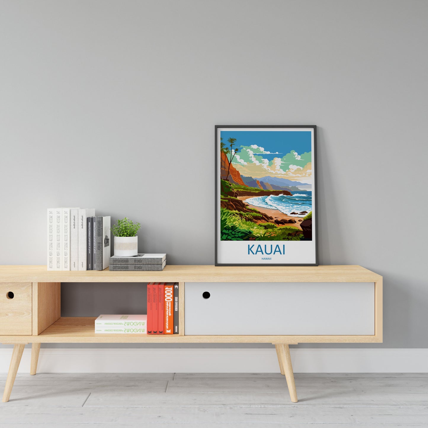 Kauai Travel Print Wall Art Kauai Wall Hanging Home Décor Kauai Gift Art Lovers Hawaii Art Lover Gift Print Artwork
