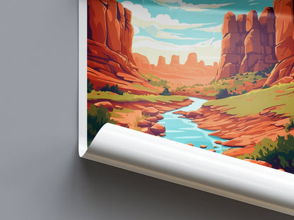 Caprock Canyons State Park Travel Print Wall Art Caprock Canyons Wall Hanging Home Décor Caprock Canyons Gift Art Lovers Texas Art Lover