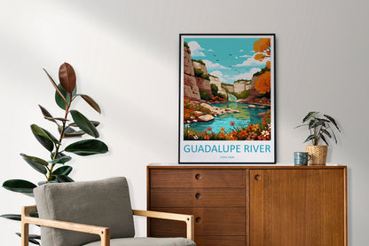 Guadalupe River State Park Travel Print Wall Art Guadalupe River Wall Hanging Home Décor Guadalupe River Gift Art Lovers Texas Art Lover