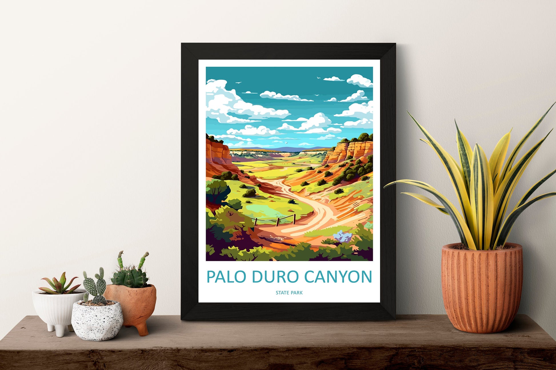Palo Duro Canyon Travel Print Wall Art Palo Duro Canyon Wall Hanging Home Décor Palo Duro Canyon Gift Art Lovers Texas Art Lover
