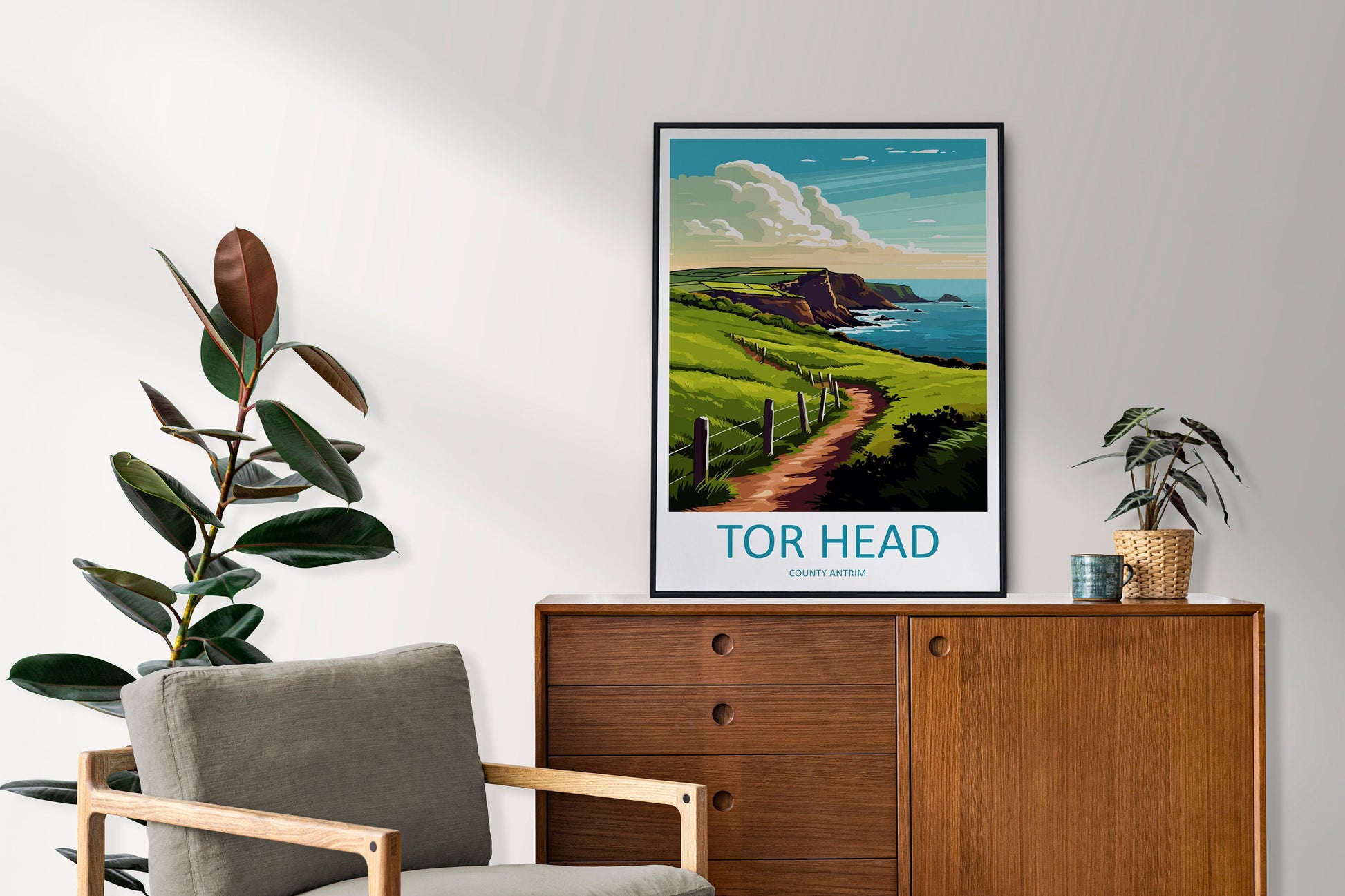 Tor Head Travel Print Wall Art Tor Head Wall Hanging Home Décor Tor Head Gift Art Lovers England Art Lover Gift Print Artwork