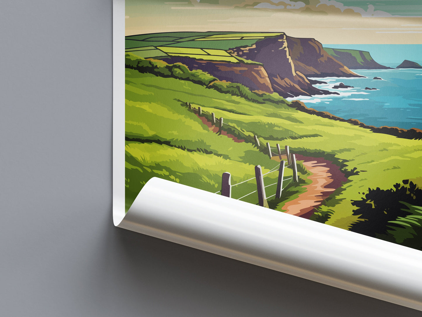 Tor Head Travel Print Wall Art Tor Head Wall Hanging Home Décor Tor Head Gift Art Lovers England Art Lover Gift Print Artwork