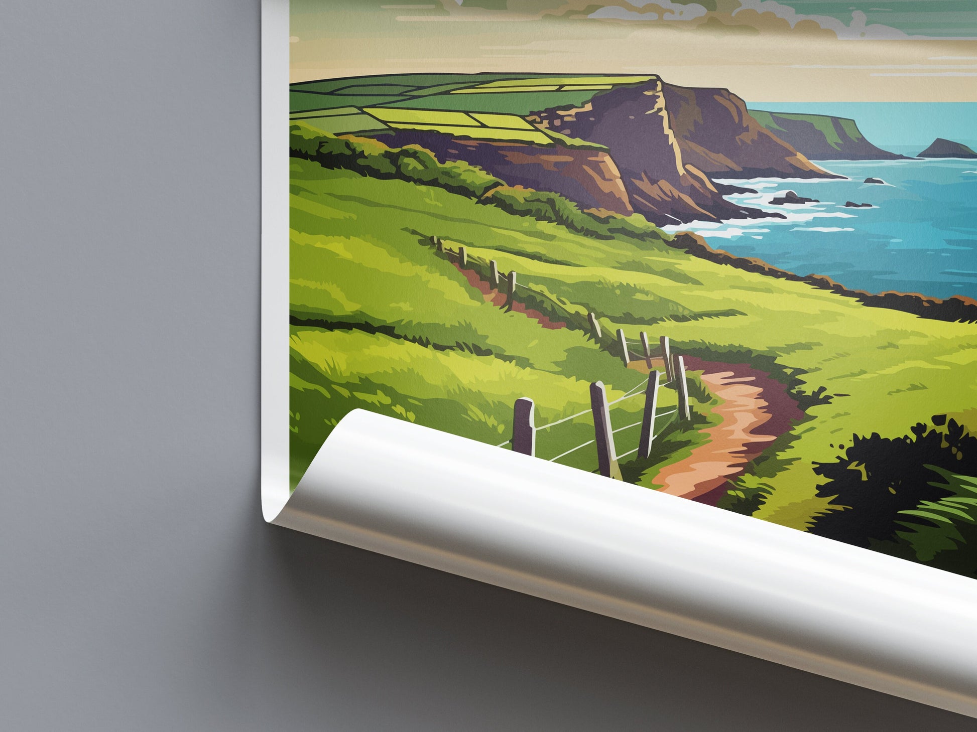 Tor Head Travel Print Wall Art Tor Head Wall Hanging Home Décor Tor Head Gift Art Lovers England Art Lover Gift Print Artwork