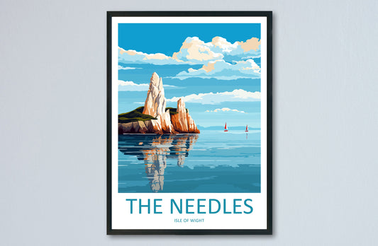 The Needles Travel Print Wall Art The Needles Wall Hanging Home Décor The Needles Gift Art Lovers England Art Lover Gift Print Artwork