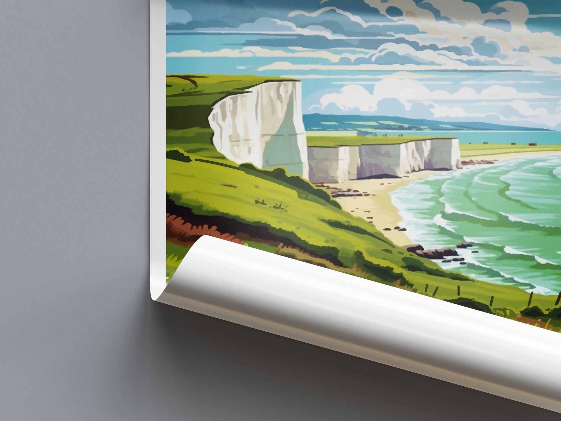 Seven Sisters Travel Print Wall Art Seven Sisters Wall Hanging Home Décor Seven Sisters Gift Art Lover Gift Print Sussex Travel Print