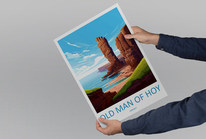 Old Man Of Hoy Print Old Man Of Hoy Home Decor Landscape Print Old Man Of Hoy Wall Art Scotland Enthusiast Gift Wall Hanging Old Man Of Hoy