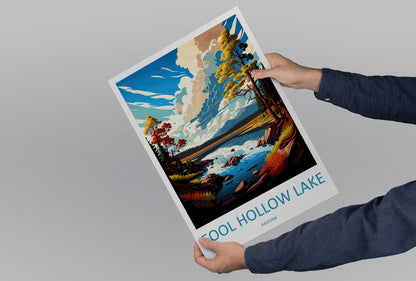 Fool Hollow Lake Travel Print Wall Art Fool Hollow Lake Wall Hanging Home Décor Fool Hollow Lake Gift Art Lovers Arizona Art Lover Gift