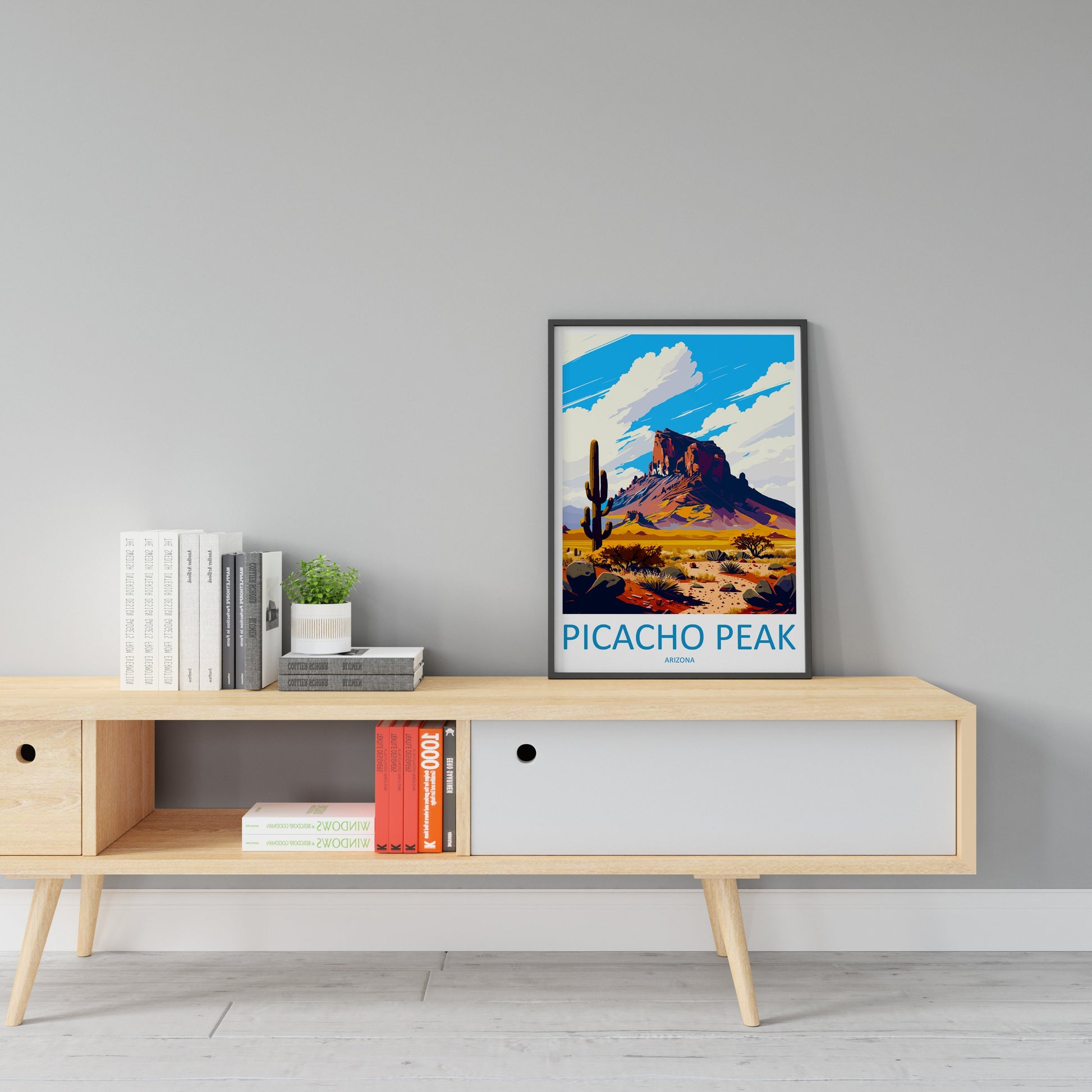 Picacho Peak Travel Print Wall Art Picacho Peak Wall Hanging Home Décor Picacho Peak Gift Art Lovers Arizona Art Lover Gift Arizona Travel