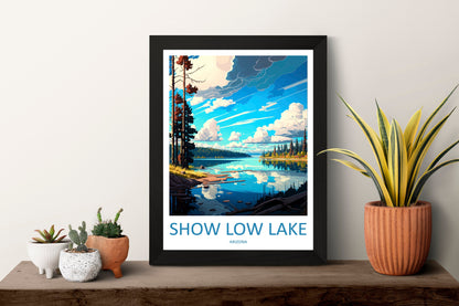 Show Low Lake Travel Print Wall Art Show Low Lake Wall Hanging Home Décor Show Low Lake Gift Art Lovers Arizona Art Lover Gift Arizona
