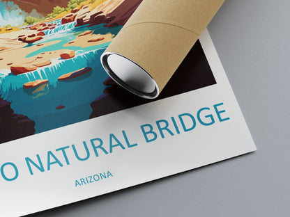 Tonto Natural Bridge Travel Print Wall Art Tonto Natural Bridge Wall Hanging Home Décor Tonto Natural Bridge Gift Art Lovers Arizona Art