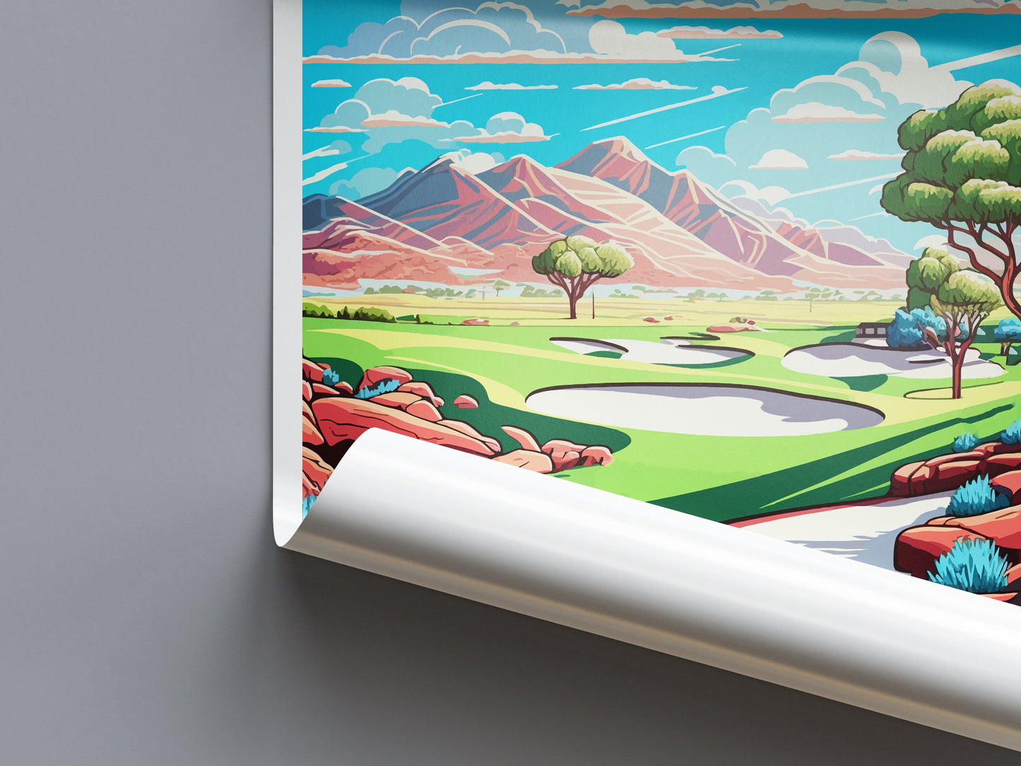 We Ko Pa Golf Club Travel Print Wall Art We Ko Pa Golf Club Wall Hanging Home Décor We Ko Pa Golf Club Gift Art Lovers Arizona Art