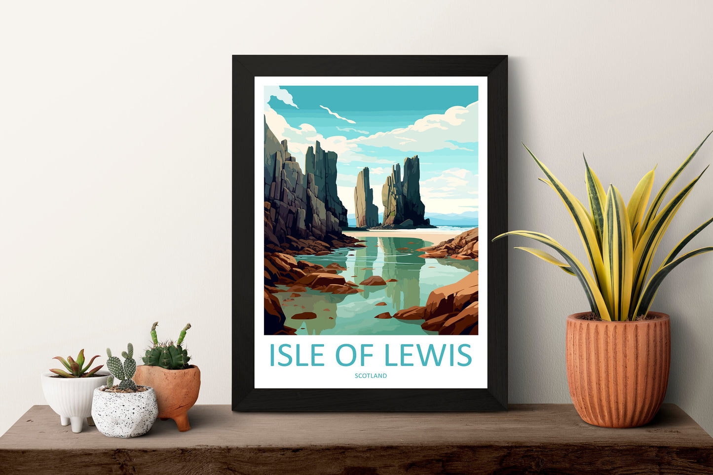 Isle Of Lewis Travel Print Wall Art Isle Of Lewis Wall Hanging Home Décor Isle Of Lewis Gift Art Lovers Scotland Art Lover Gift Isle Poster