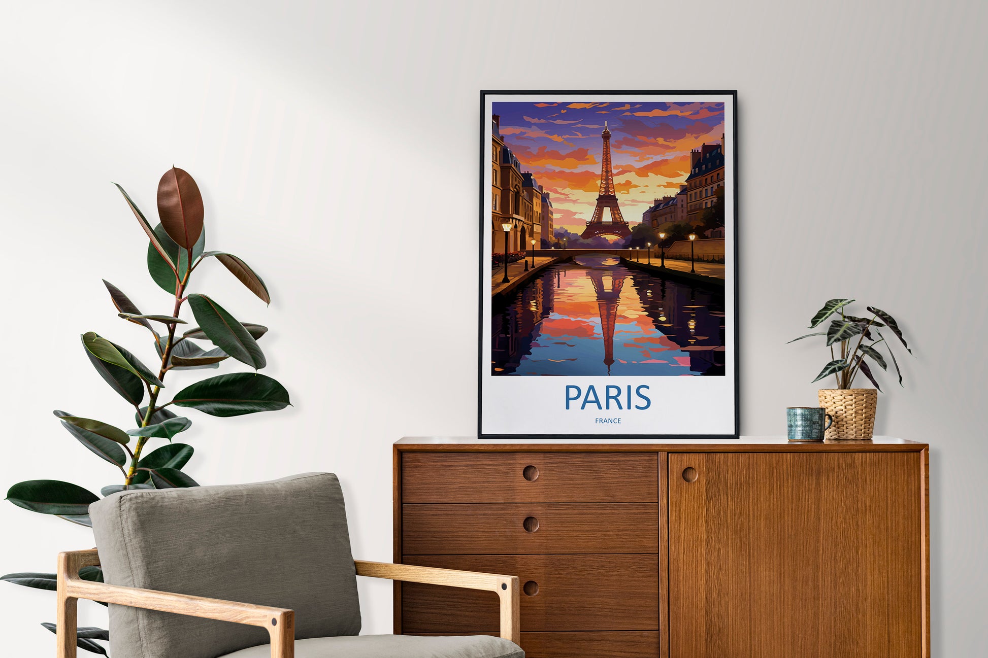 Paris Travel Print Wall Art Paris Wall Hanging Home Décor Paris Gift Art Lovers France Art Lover Gift Paris Print France Wall Art Décor