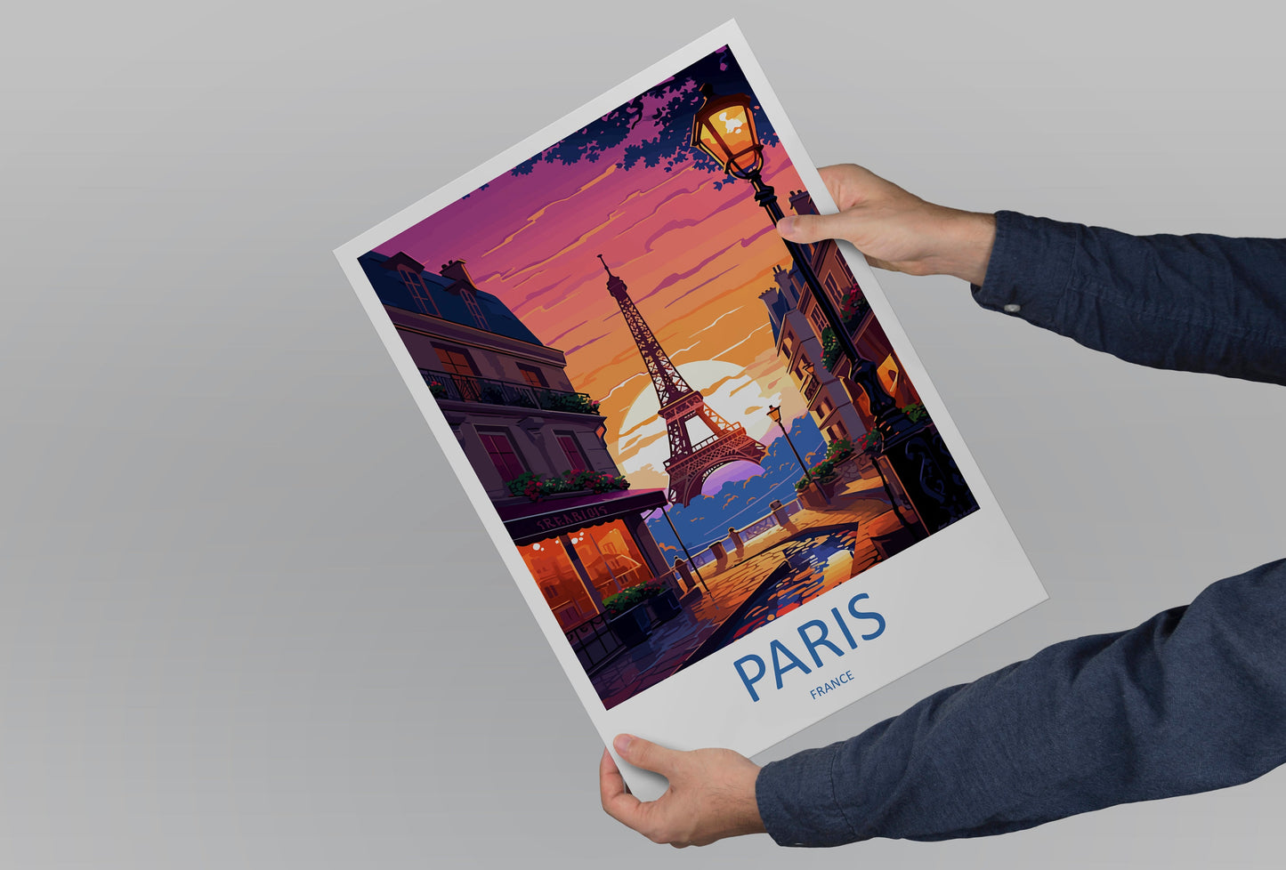 Paris Travel Print Wall Art Paris Wall Hanging Home Décor Paris Gift Art Lovers France Art Lover Gift Paris Print France Wall Art Décor