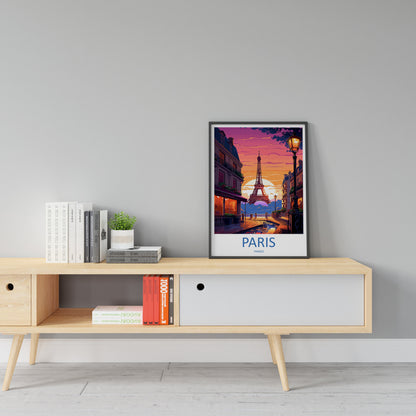 Paris Travel Print Wall Art Paris Wall Hanging Home Décor Paris Gift Art Lovers France Art Lover Gift Paris Print France Wall Art Décor