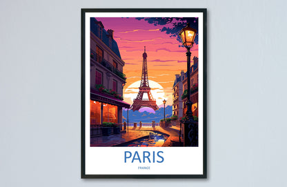 Paris Travel Print Wall Art Paris Wall Hanging Home Décor Paris Gift Art Lovers France Art Lover Gift Paris Print France Wall Art Décor