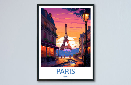 Paris Travel Print Wall Art Paris Wall Hanging Home Décor Paris Gift Art Lovers France Art Lover Gift Paris Print France Wall Art Décor