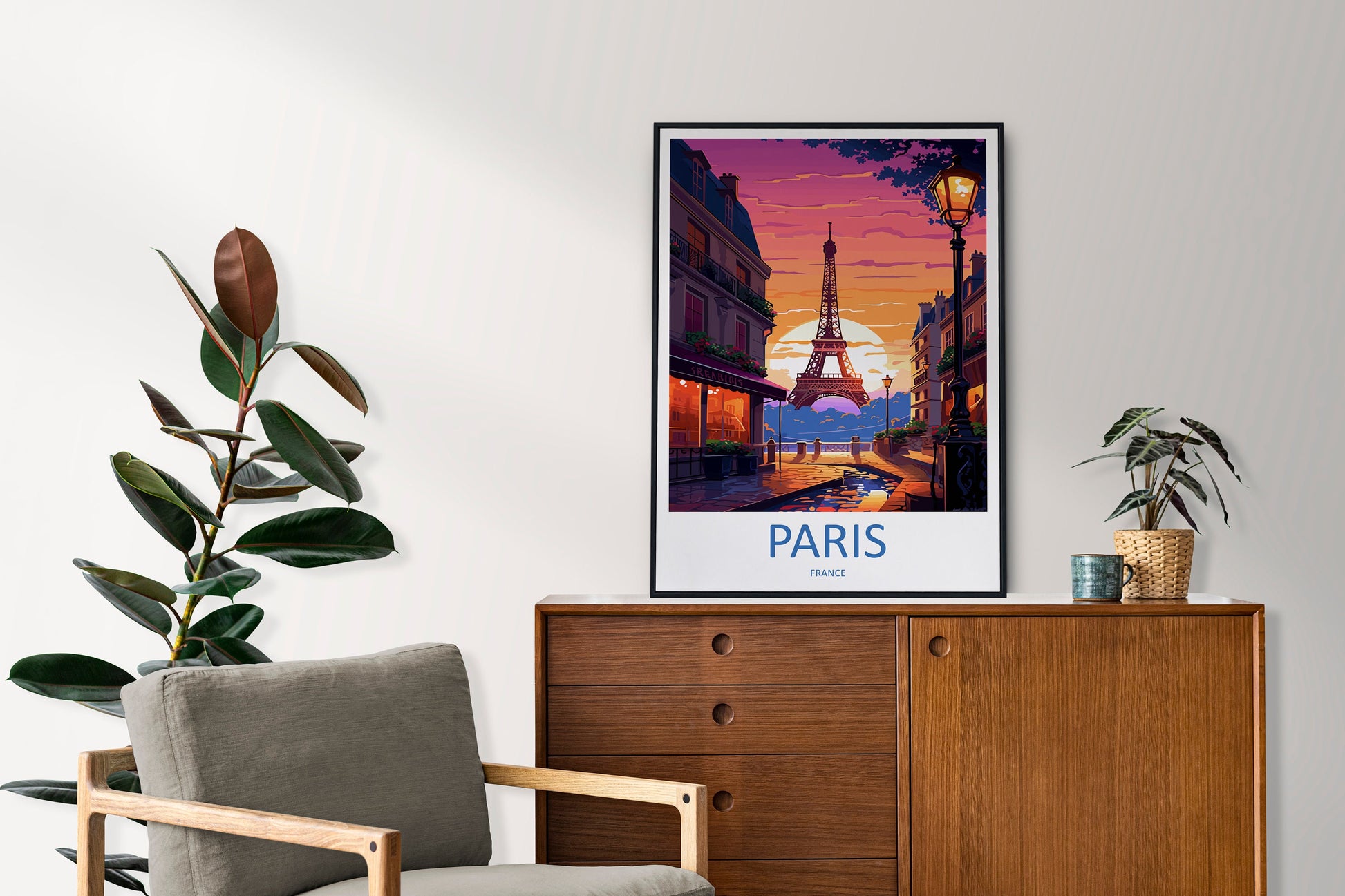 Paris Travel Print Wall Art Paris Wall Hanging Home Décor Paris Gift Art Lovers France Art Lover Gift Paris Print France Wall Art Décor