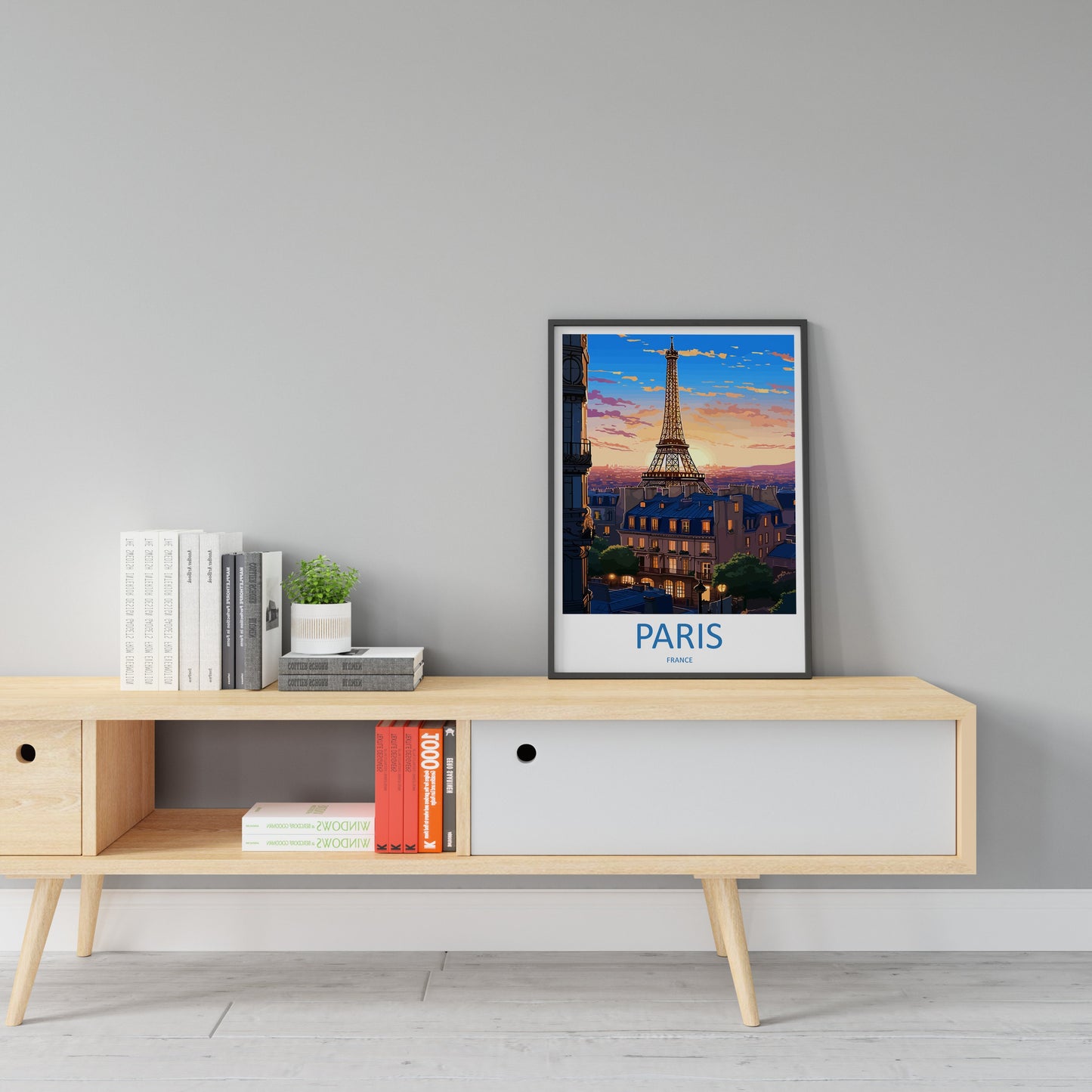 Paris Travel Print Wall Art Paris Wall Hanging Home Décor Paris Gift Art Lovers France Art Lover Gift Paris Print France Wall Art Décor