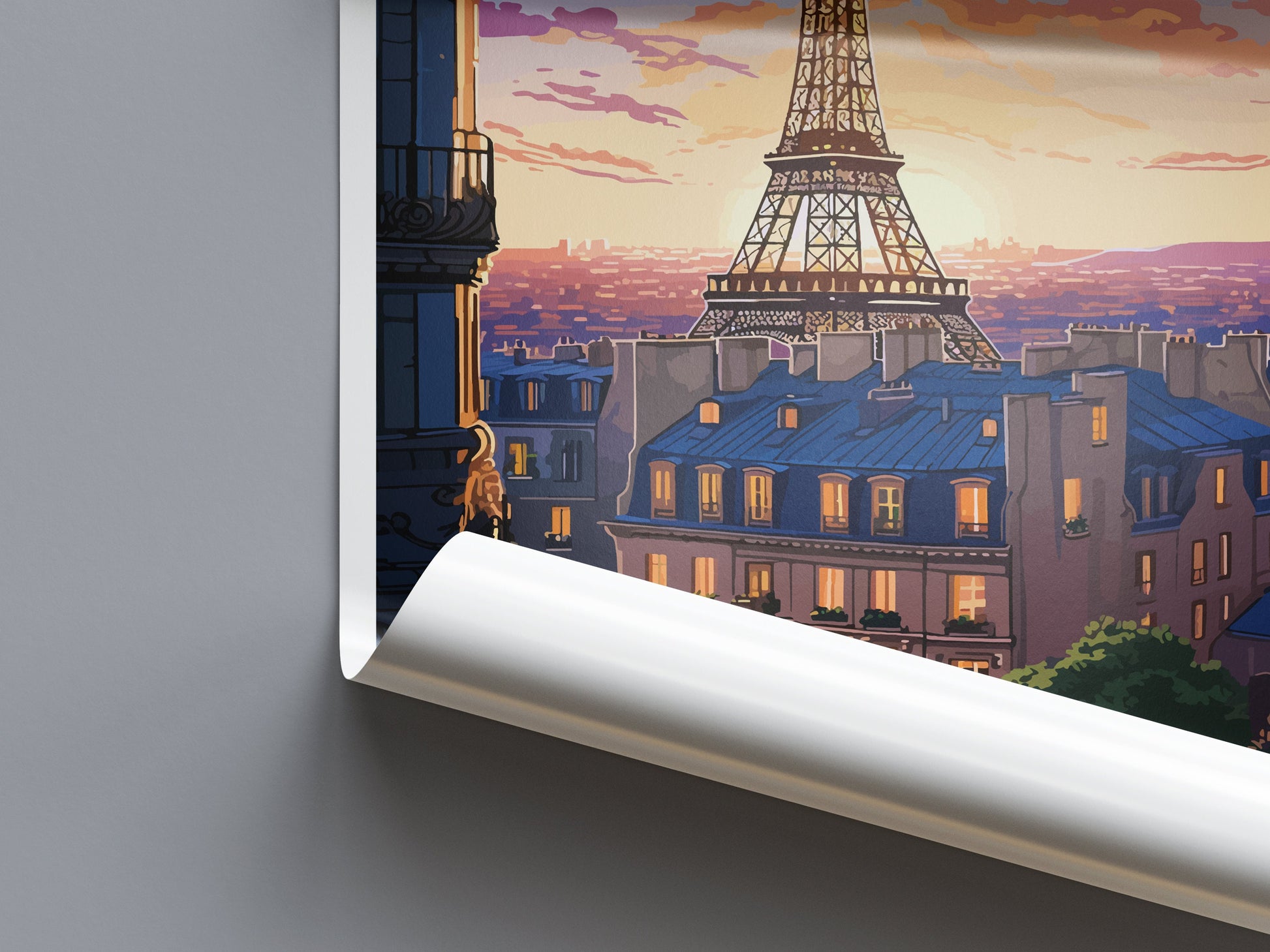 Paris Travel Print Wall Art Paris Wall Hanging Home Décor Paris Gift Art Lovers France Art Lover Gift Paris Print France Wall Art Décor