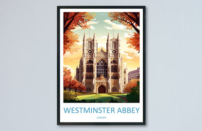 Westminster Abbey Travel Print Wall Art Westminster Abbey Wall Hanging Home Décor London Gift Art Lovers Westminster Abbey Art Lover Gift