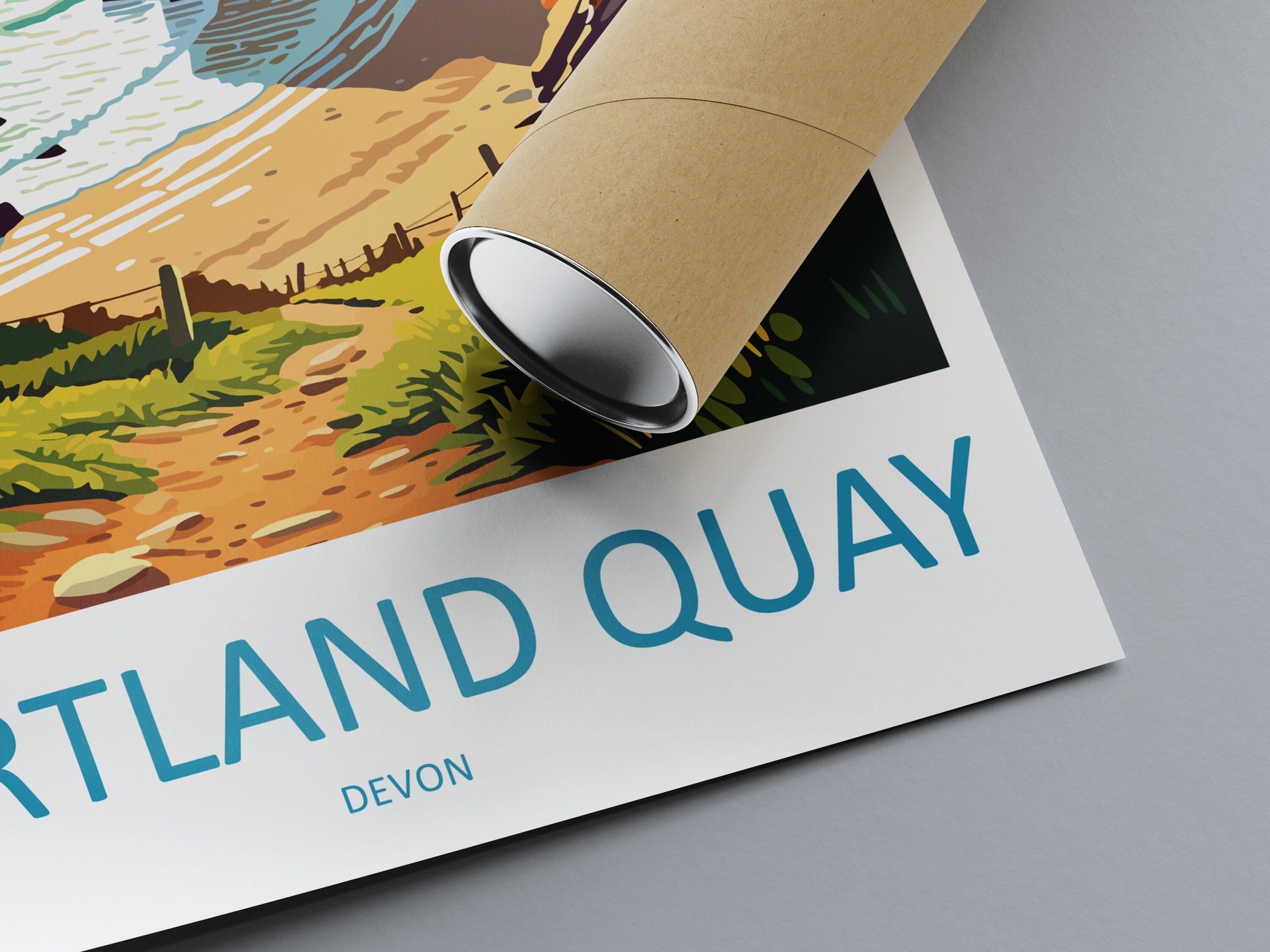 Hartland Quay Travel Print Wall Art Hartland Quay Wall Hanging Home Decor Hartland Quay Gift Art Lovers Wall Art Devon Travel Art