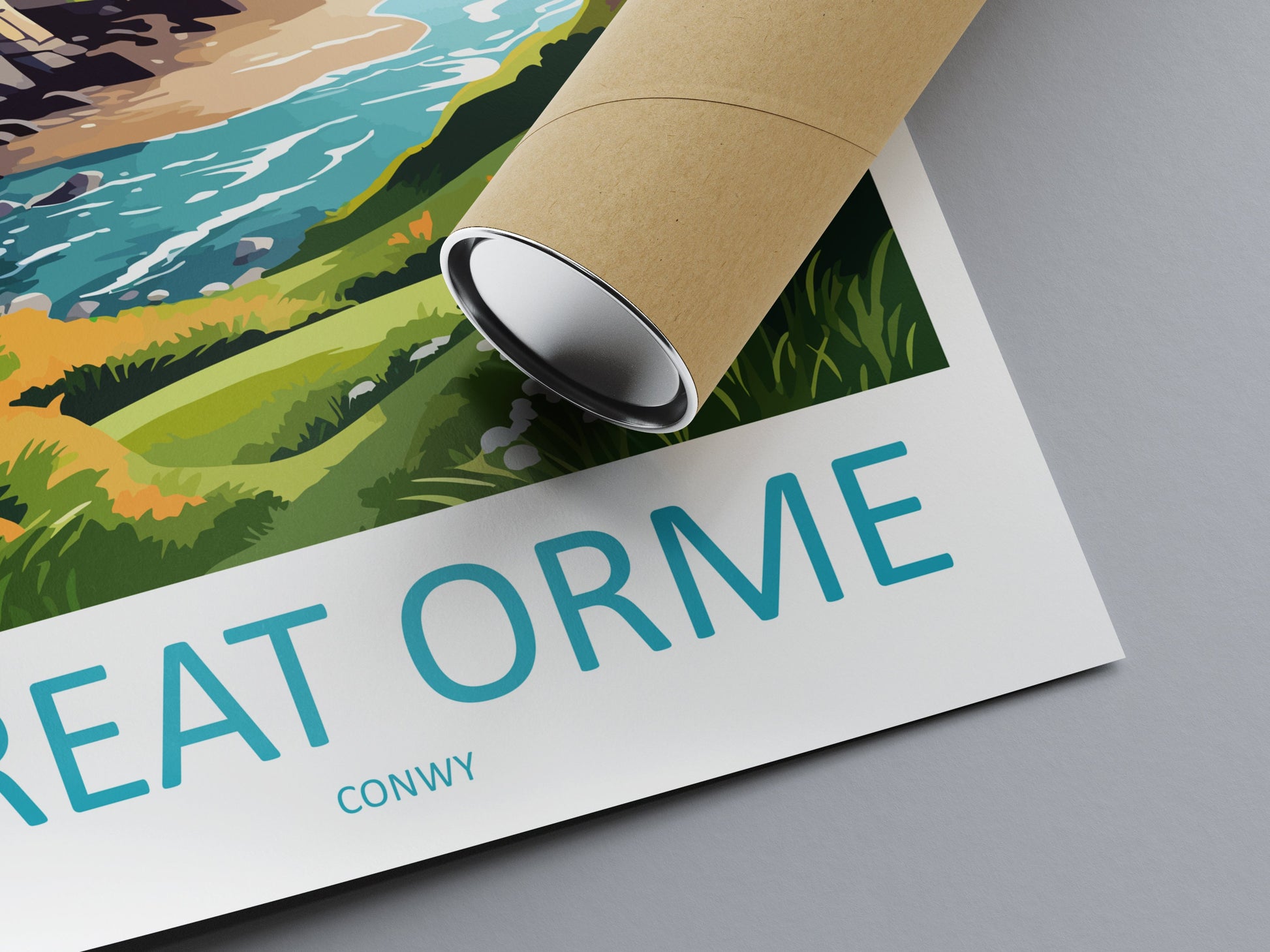 Great Orme Travel Print Wall Art Great Orme Wall Hanging Home Decor Great Orme Gift Art Lovers Wall Art Conwy Travel Art