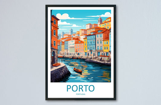 Porto Travel Print Wall Art Porto Wall Hanging Home Décor Porto Gift Art Lovers Portugal Art Lover Gift Porto Wall Décor Porto Travel Art