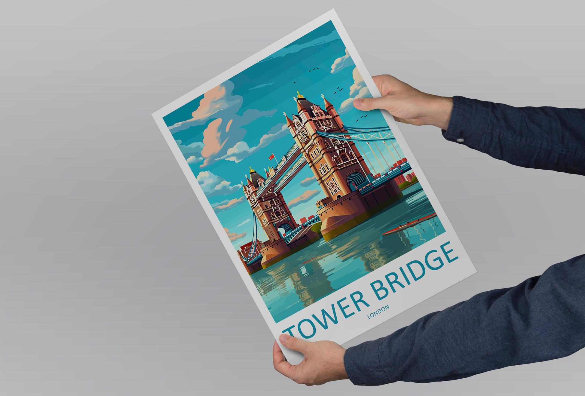 Tower Bridge Travel Print Wall Art Tower Bridge Wall Hanging Home Décor Tower Bridge Gift Art Lovers England Art Lover Gift
