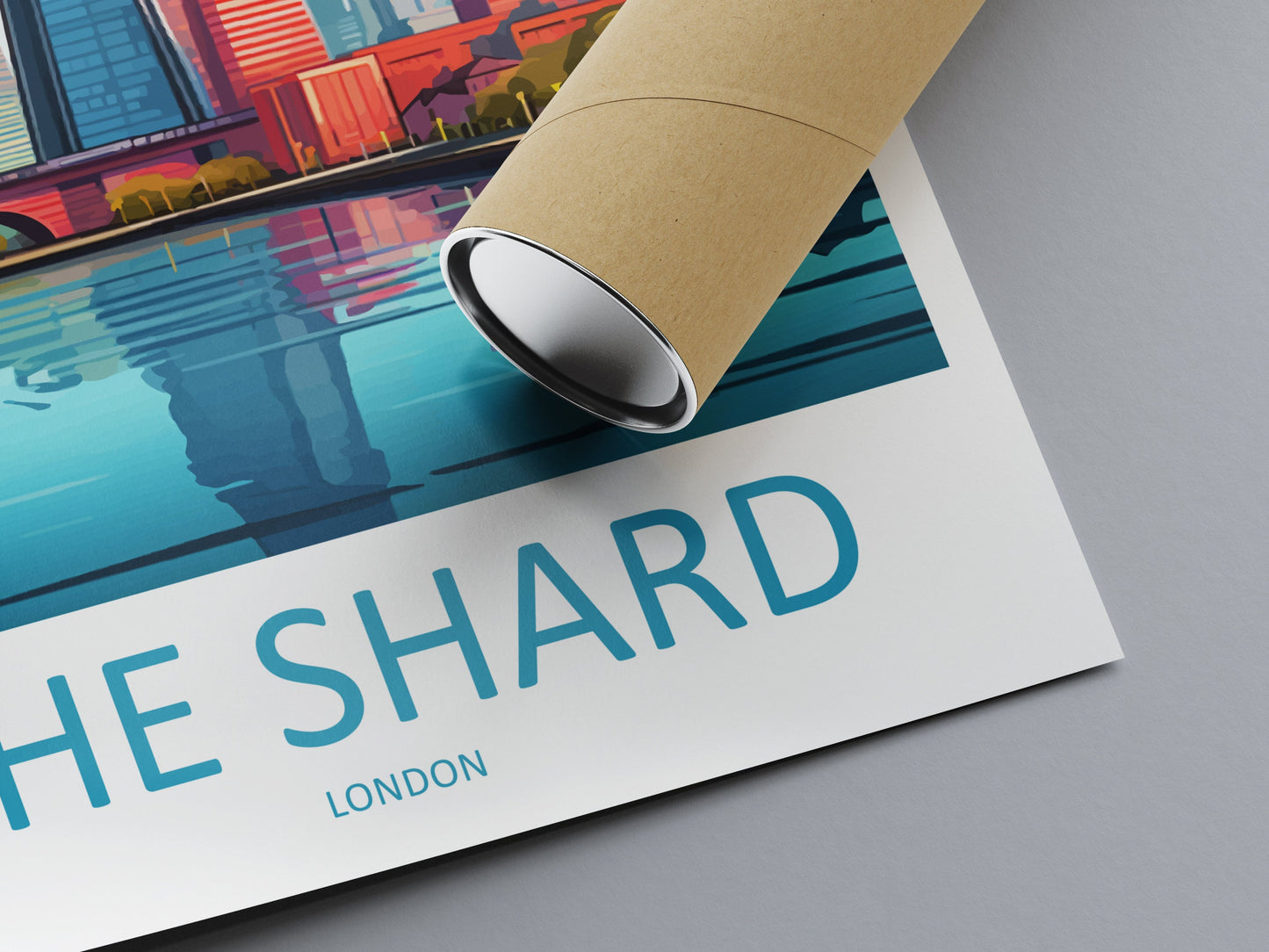 The Shard Travel Print Wall Art The Shard Wall Hanging Home Décor The Shard Gift Art Lovers London England Art Lover Gift
