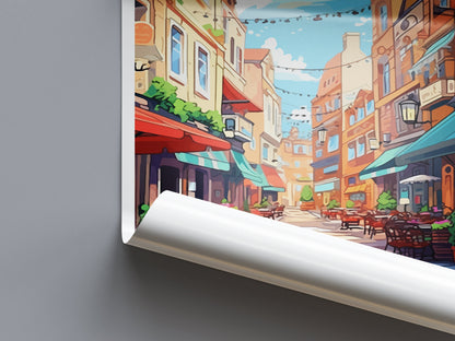 Covent Garden Travel Print Wall Art Covent Garden Wall Hanging Home Décor Covent Garden Gift Art Lovers London England Art Lover Gift